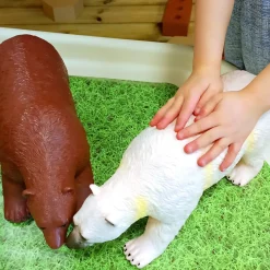 16 Inch White, Brown & Black Bear Bundle