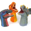 3 Long Dinosaur Hand Puppets