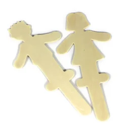 30 People Shaped Craft Sticks