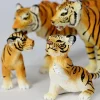 4 Small World Tiger Toy Figures