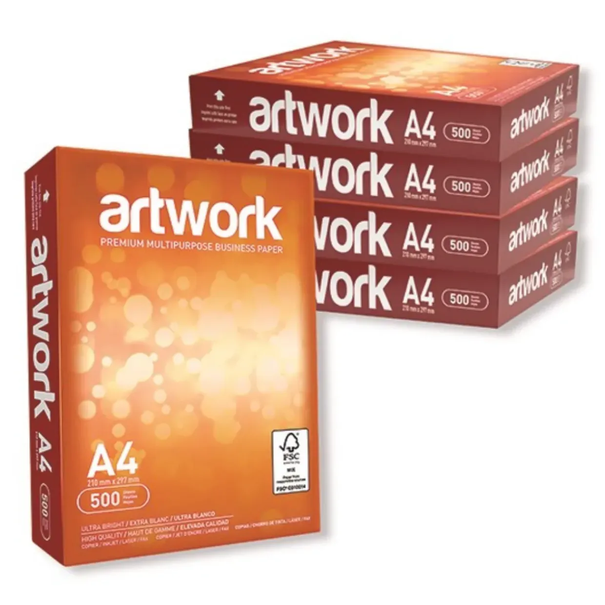 Artwork A4 Paper - 5 Reams - 2500 Sheets