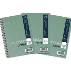 Cambridge Jotter A5 Notebook Wirebound Lined 200 Pages (Pack of 3)