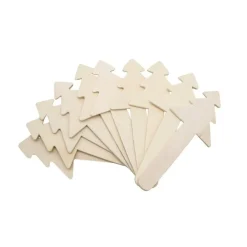 Christmas Tree Wooden Craft Sticks -10pk