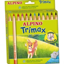 Ergonomic Jumbo Colour Pencils - 12pk