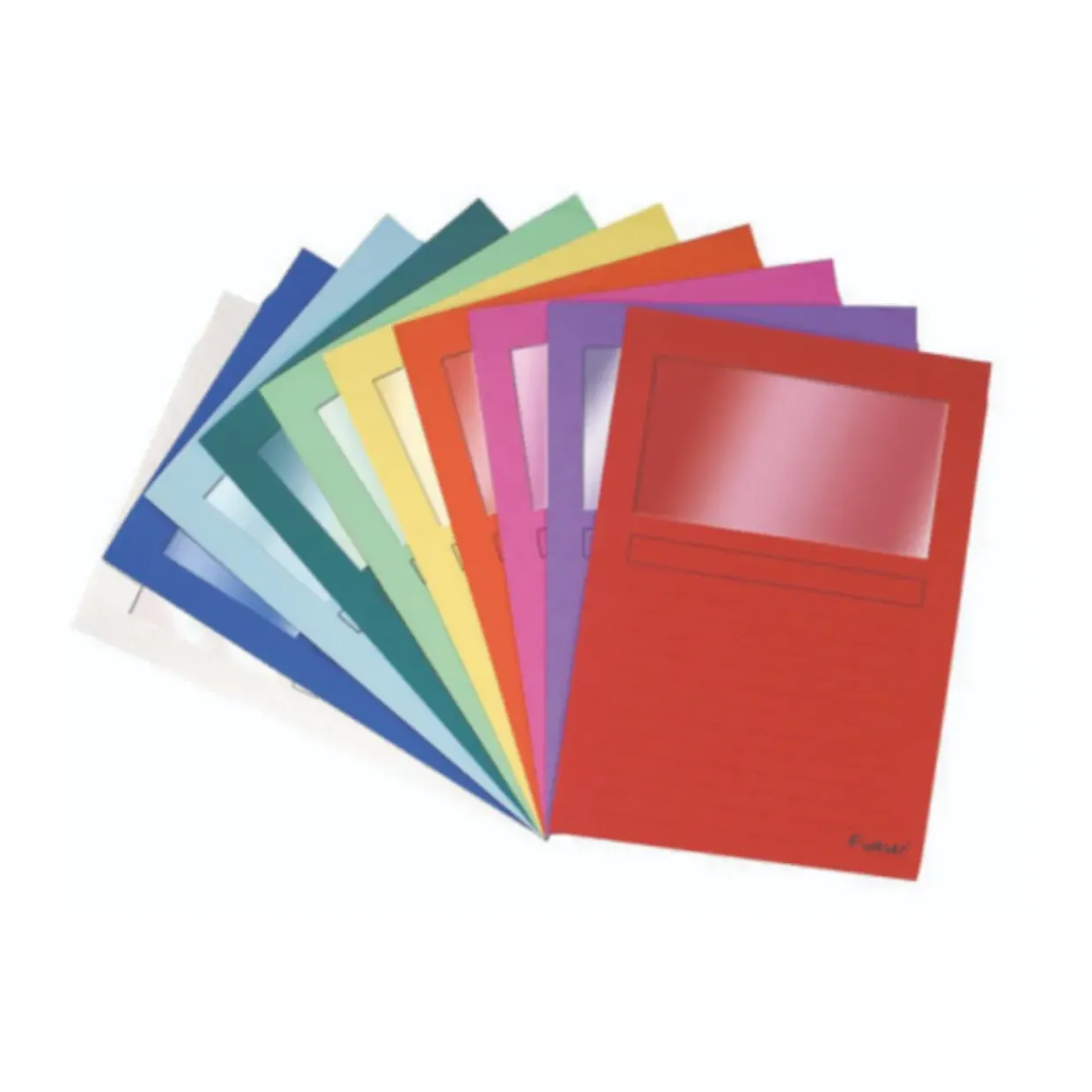 Exacompta Window Files A4 Assorted Pack of 100 - Forever Collection