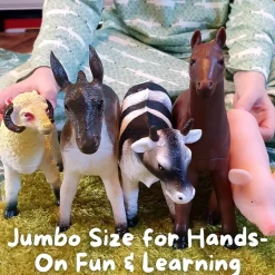 Farm Animal Toys For Small World Play - Set of 5