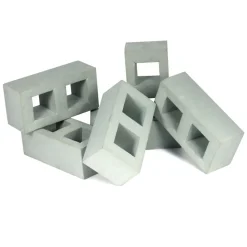 Grey Breezeblock Solid Soft Foam Masonry Block - 20 Piece Set