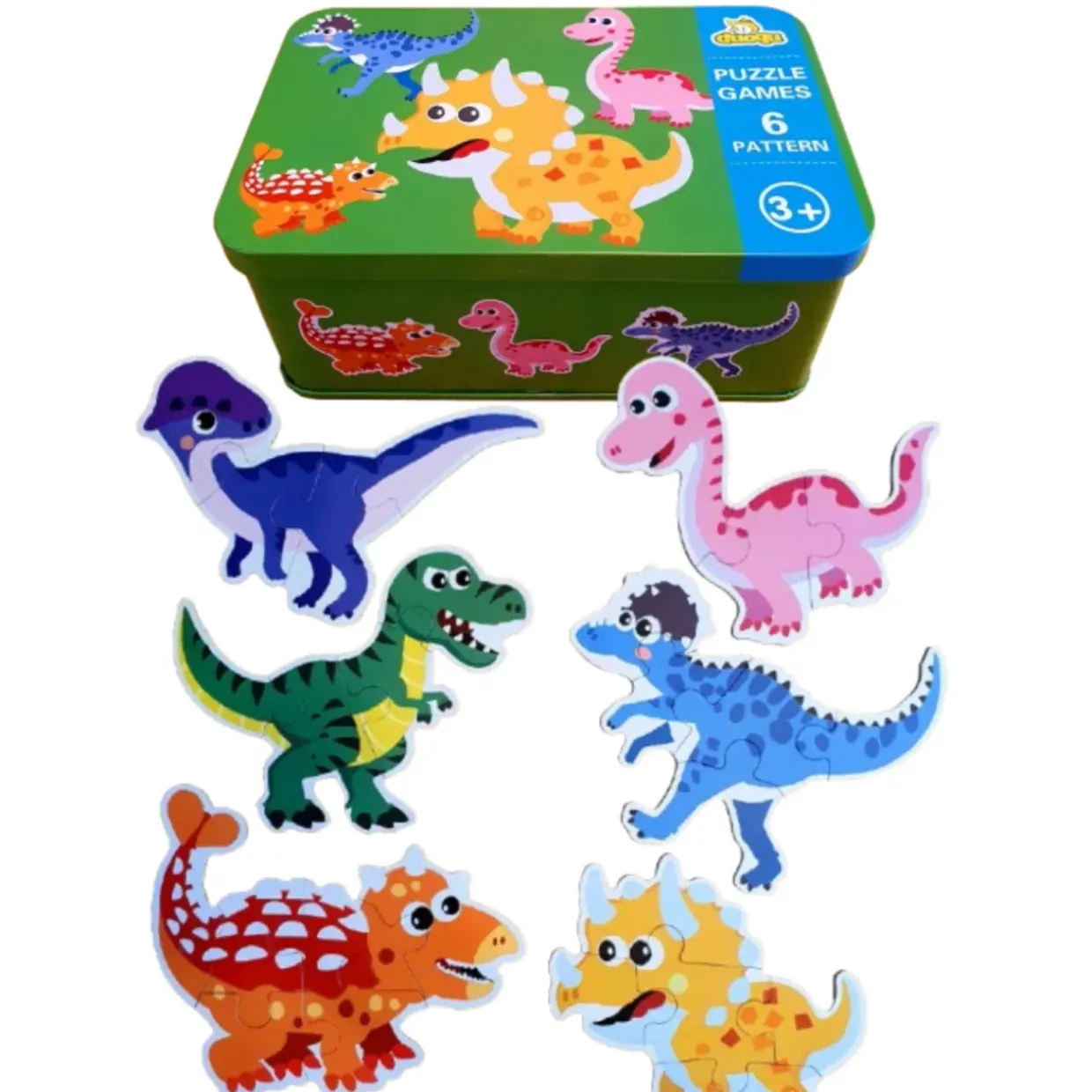 Jigsaw Puzzles in Box - Dinosaurs