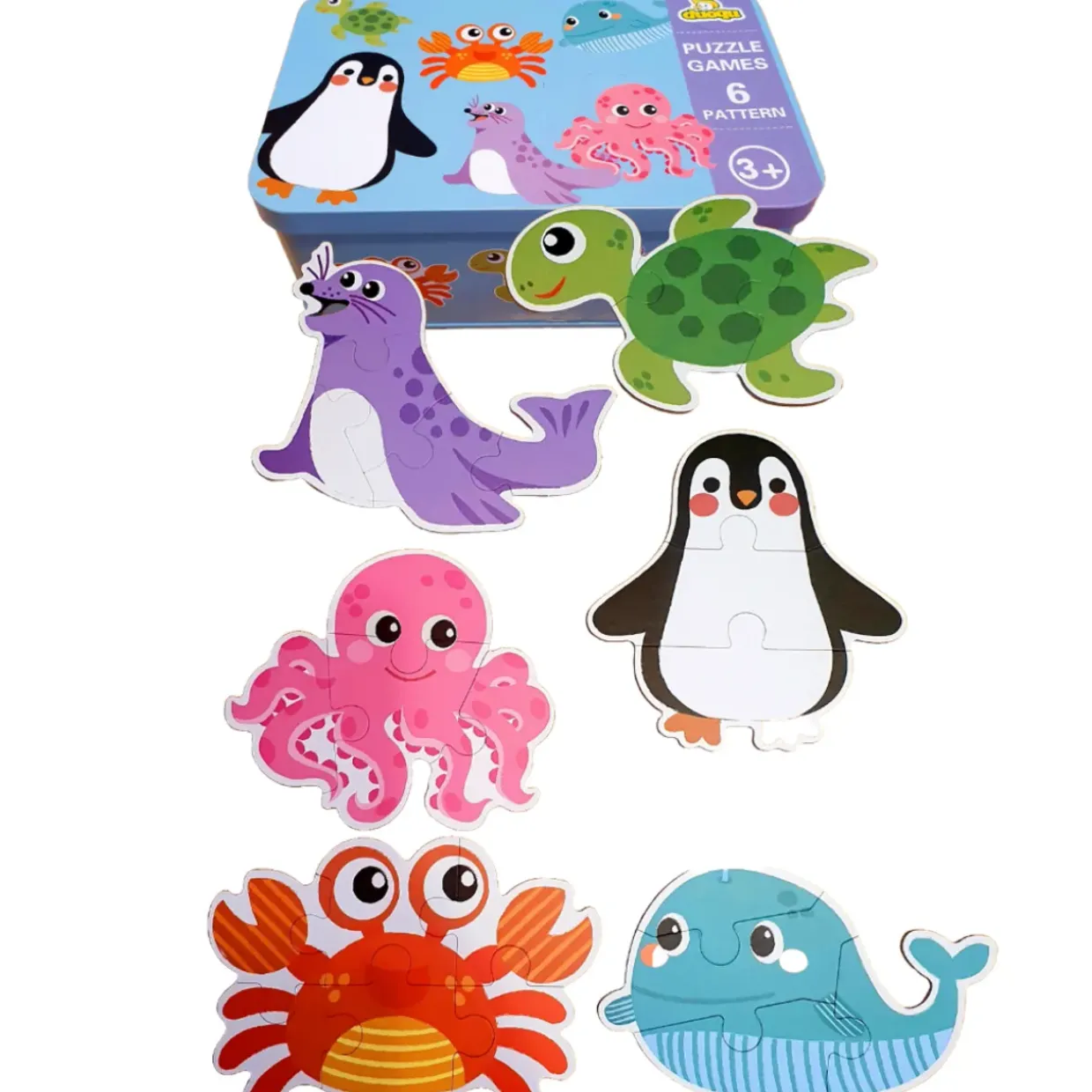 Jigsaw Puzzles in Box - Sea Creatures