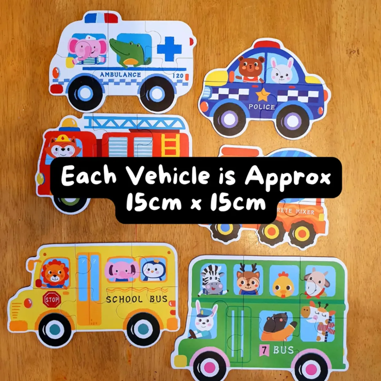 Jigsaw Puzzles in Box - Vehicles