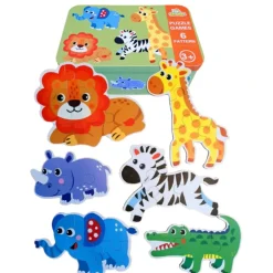 Jigsaw Puzzles in Box - Zoo Animals