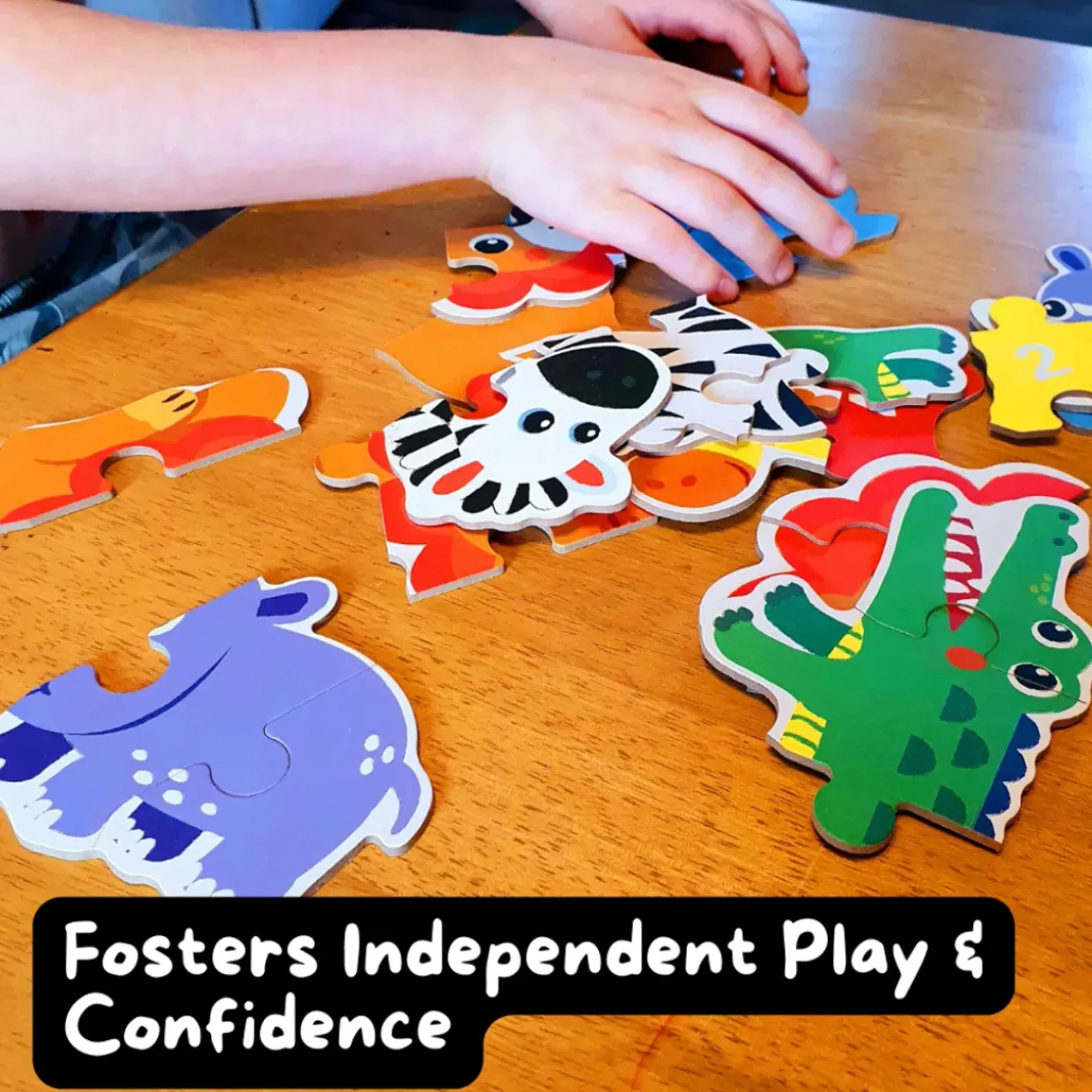 Jigsaw Puzzles in Box - Zoo Animals