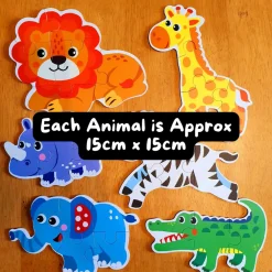 Jigsaw Puzzles in Box - Zoo Animals