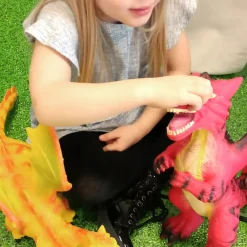 Jumbo Dragon Toy Set - 3 Unique Multi-Headed Designs