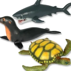 Jumbo Sea Animal Toys - 3pc