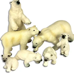 Jumbo Small World Arctic Animal Toys Adventure Set - 13pc