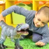 Jumbo T-REX Toy Blue - 23 Inch - Perfect for Small World Play