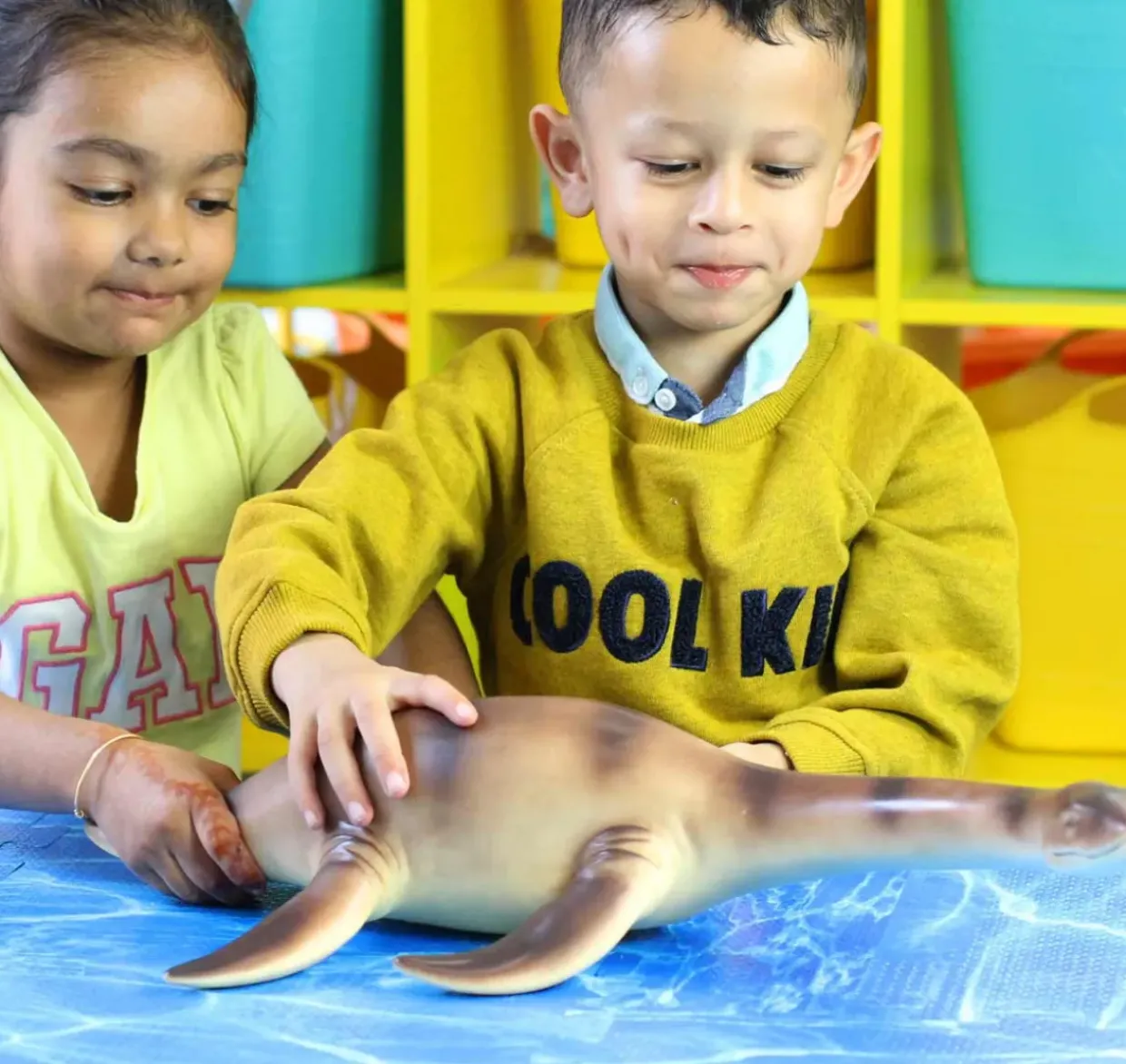 Jumbo Underwater Dinosaur Toy for Small World Play - 12 Inch Size