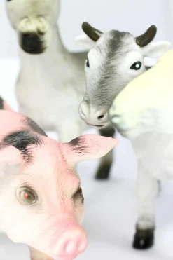 Large Farm Animal Toys for Small World Play - Set of 5