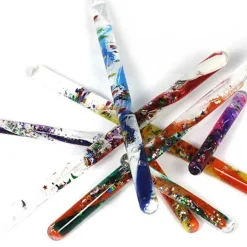 Large Glitter Sensory Tubes - 4-Pack for Visual & Sensory Play