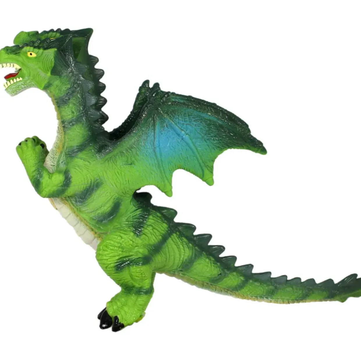 Large Green Two Headed Dragon Toy - 35cm Tall