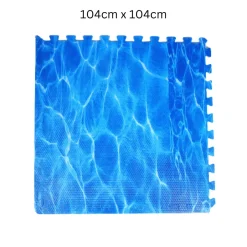 Large Interlocking Foam Mats - Water Effect
