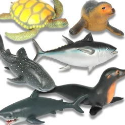 Large Sea Animal Toys - 6pc