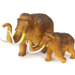 Large Soft Feel Woolly Mammoth Toy Set.
