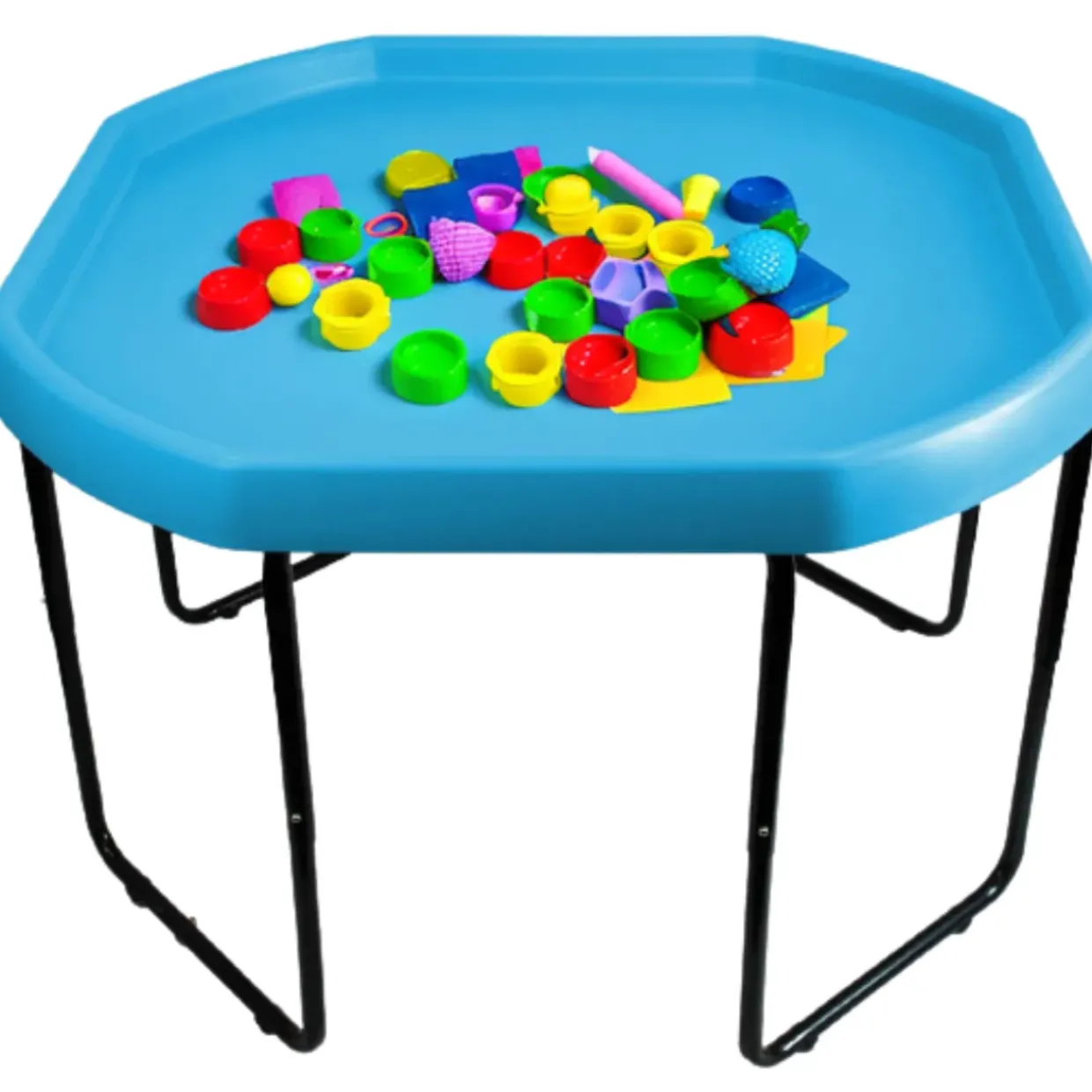 Light Blue Tuff Tray and Stand - Height Adjustable