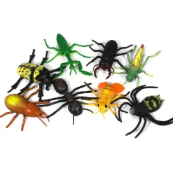 Medium Minibeast Insects 8pcs - Realistic Detailing & Durable