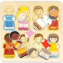 Multicultural Wooden Jigsaw Puzzle