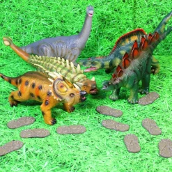 4pc Dinosaur Footprints