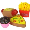 4pc Food Themed Bath Toys