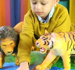 4pc Jumbo Safari Animal Toys for Big Imaginations