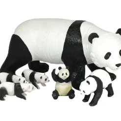 6pc Panda Family Toys