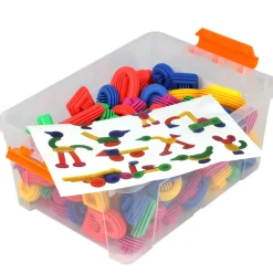 160pc Ridged Construction Set