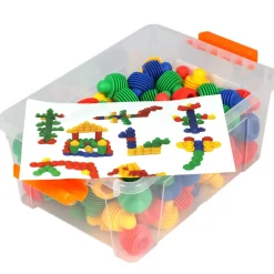 120PC Soft Rounded Construction Set - Educational STEM Building Toy for Imaginative Play