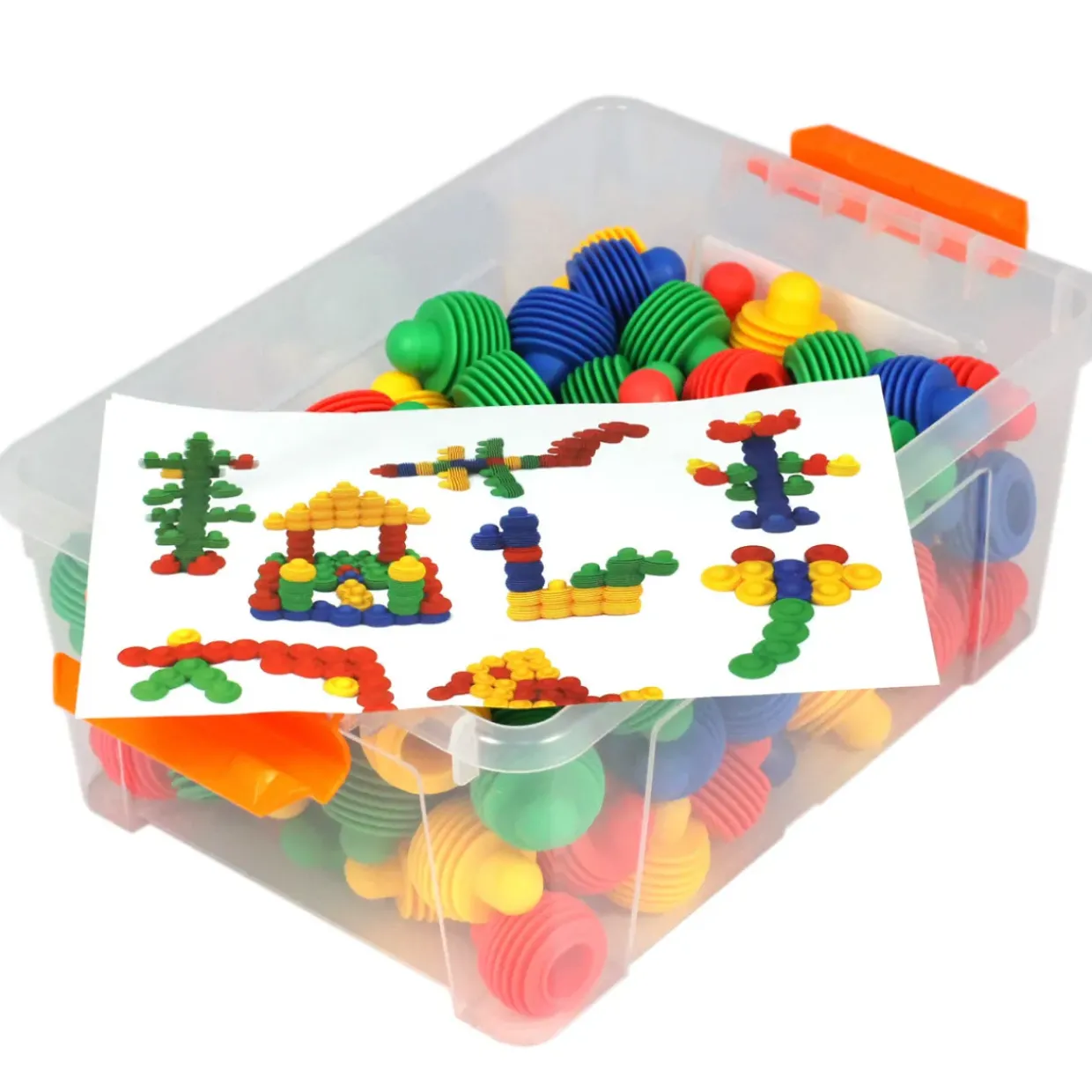 120PC Soft Rounded Construction Set - Educational STEM Building Toy for Imaginative Play