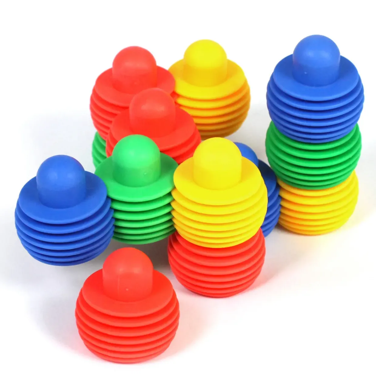120PC Soft Rounded Construction Set - Educational STEM Building Toy for Imaginative Play