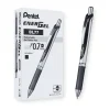 Pentel EnerGel X Retractable Gel Pen Medium Black (Pack of 12)