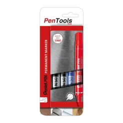 Pentel N50 Permanent Marker Bullet Assorted (Pack of 4)