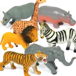 7-Piece Large Safari Animal Toys for Wild Imaginations