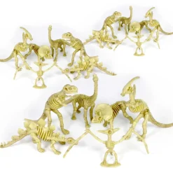 18-Piece Toy Dinosaur Skeleton Bones Set for Hands-On Learning & Adventure