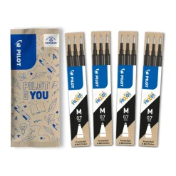 PILOT FriXion Erasable Pens - Black - Pack of 12