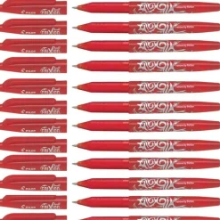PILOT FriXion Erasable Pens - Red - Pack of 12