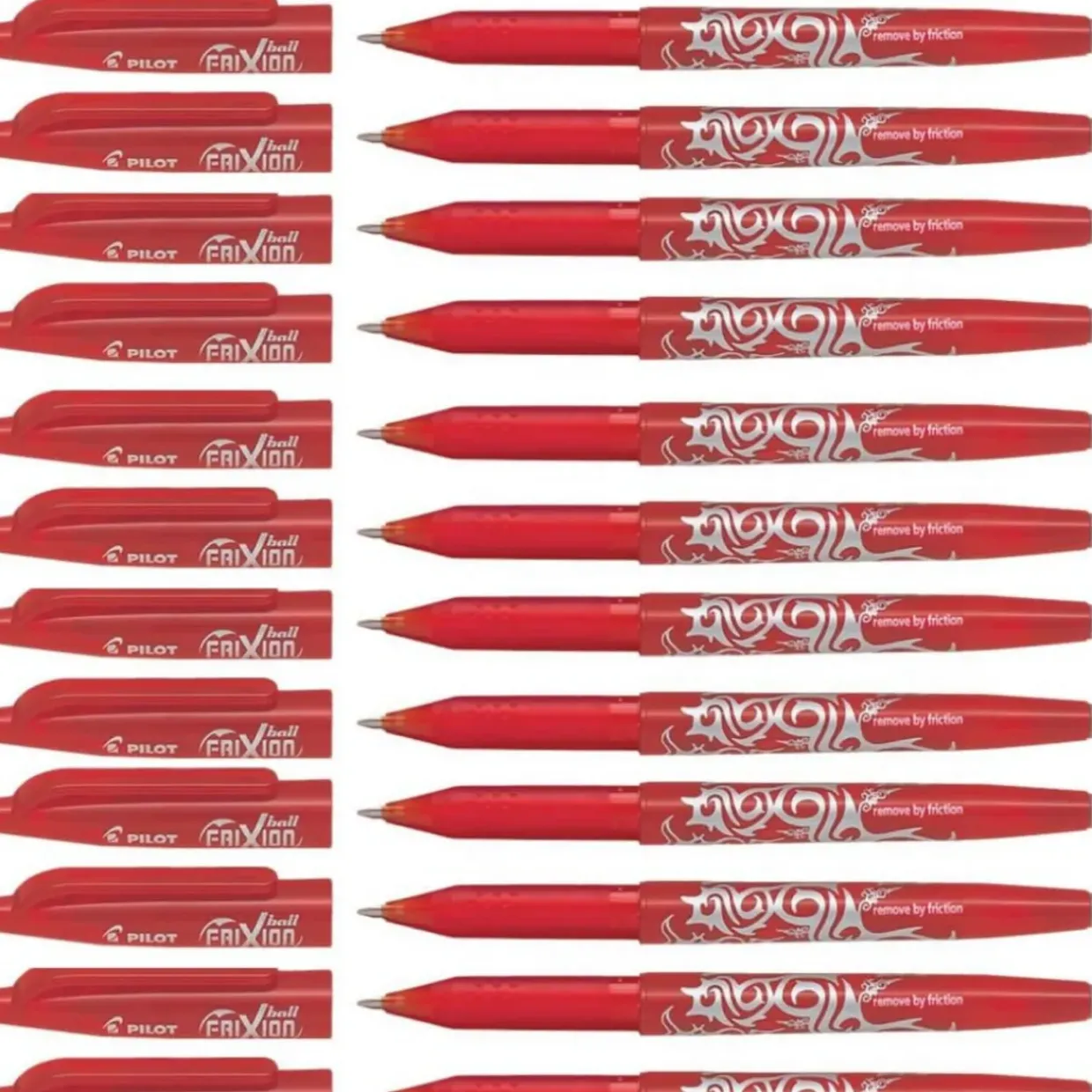 PILOT FriXion Erasable Pens - Red - Pack of 12