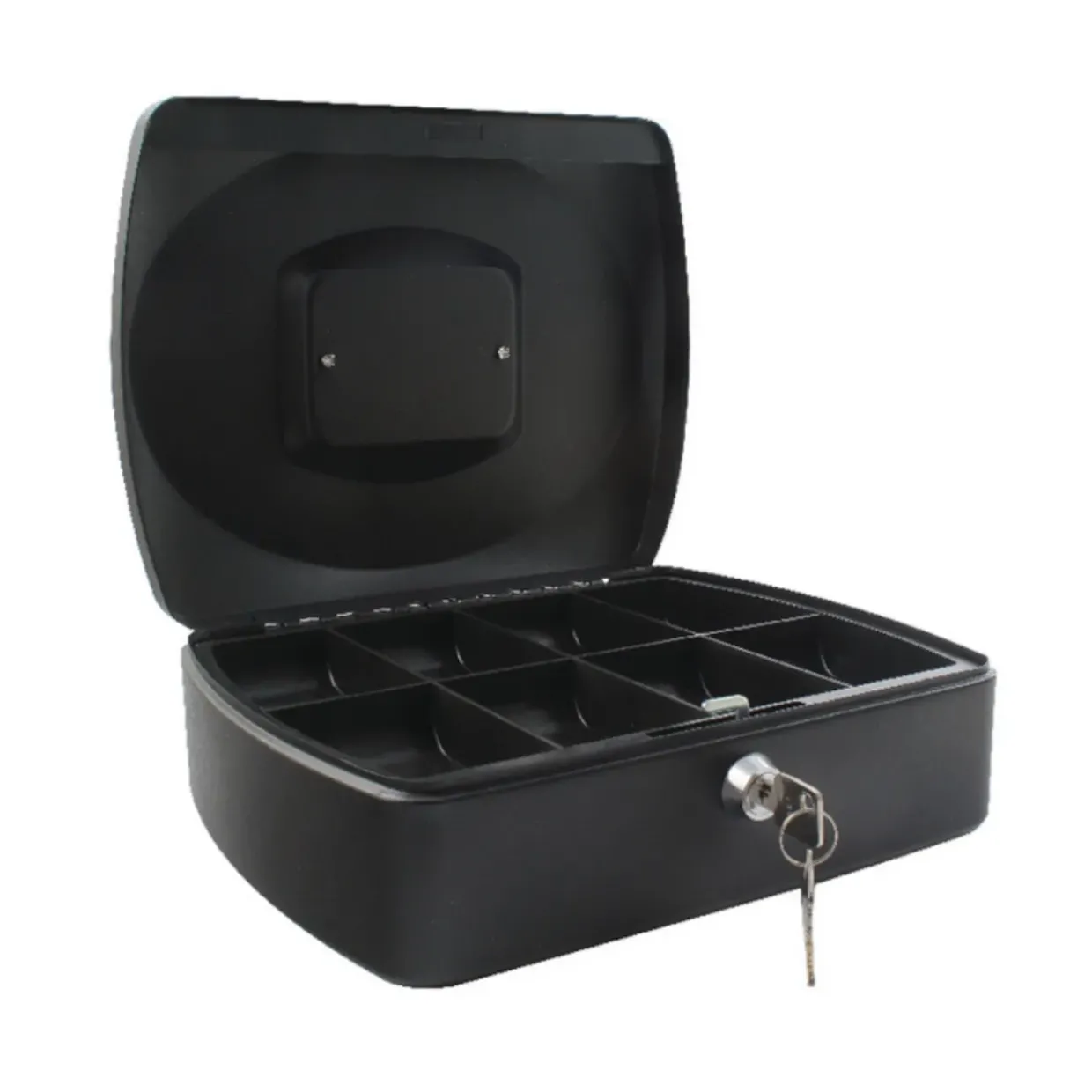 Q-Connect Cash Box 12 Inch Black