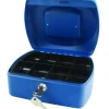 Q-Connect Cash Box 8 Inch Blue