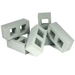 REALISTIC FOAM BREEZE BLOCKS - 60-PIECE SET