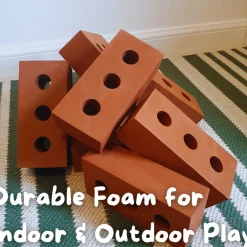 Realistic Foam Bricks - 25 Pack